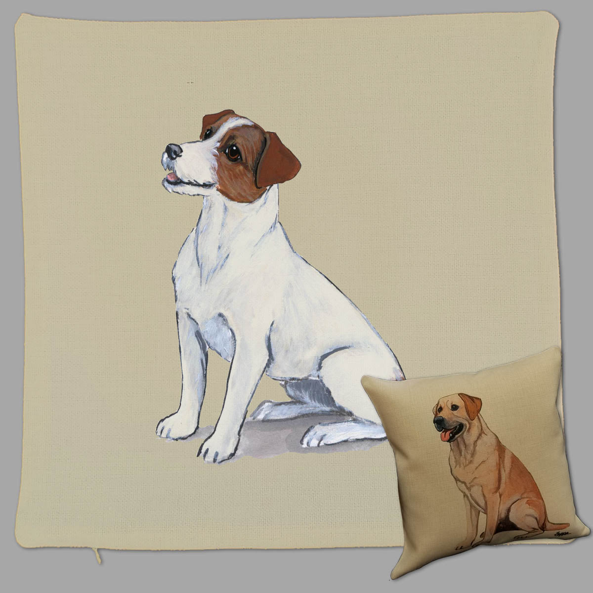 Jack Russell Terrier Throw Pillow