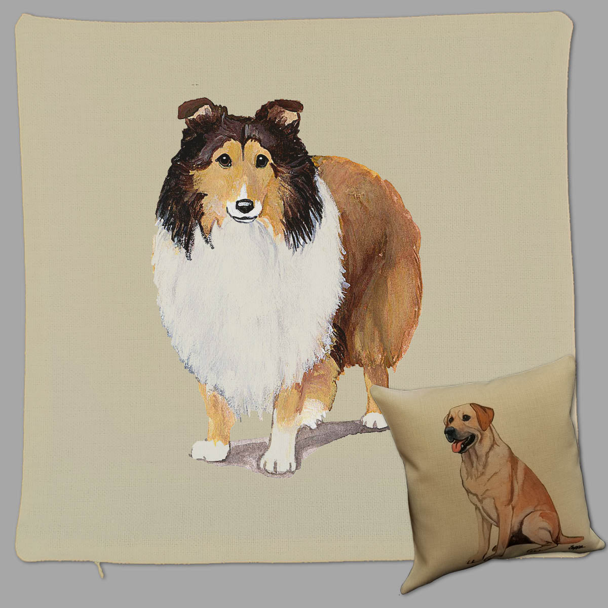 Shetland Sheepdog Throw Pillow