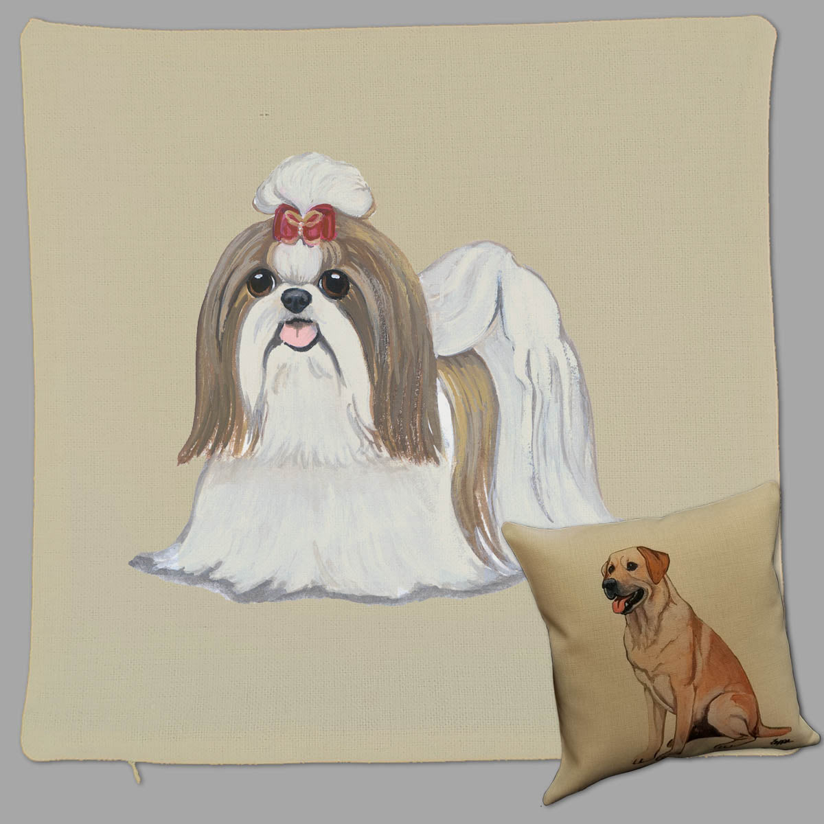 Shih Tzu Throw Pillow