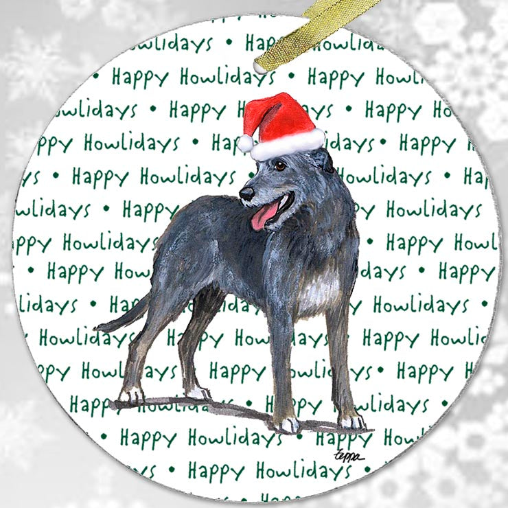 Irish Wolfhound Christmas Ornaments