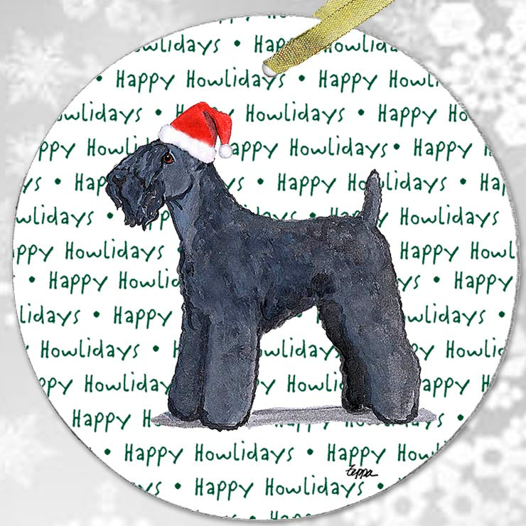 Kerry Blue Terrier Christmas Ornaments