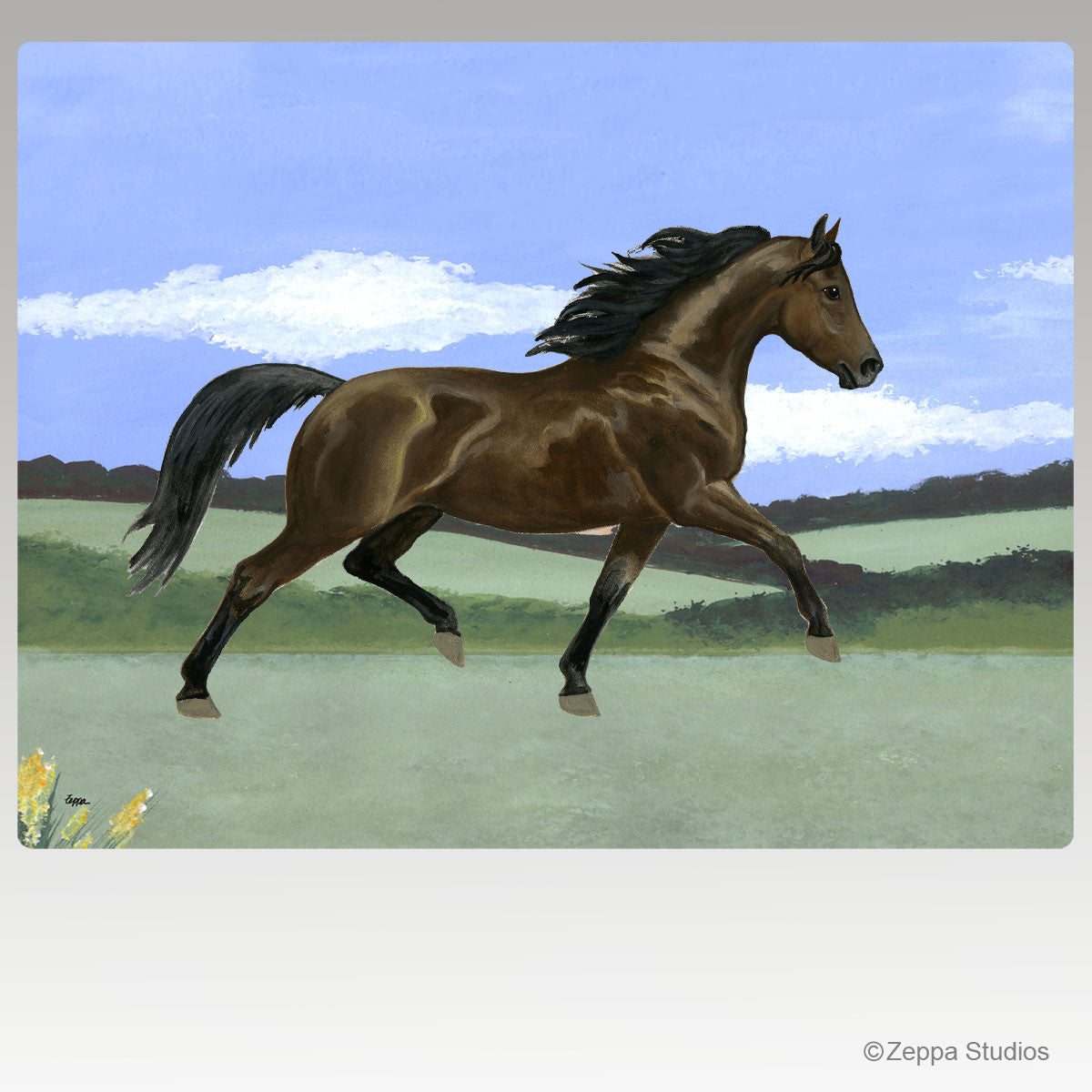 Morgan Horse Scenic Mouse Pads