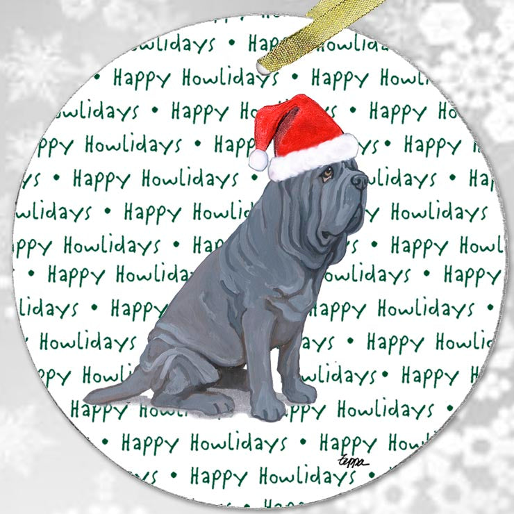 Neopolitan Mastiff Christmas Ornaments