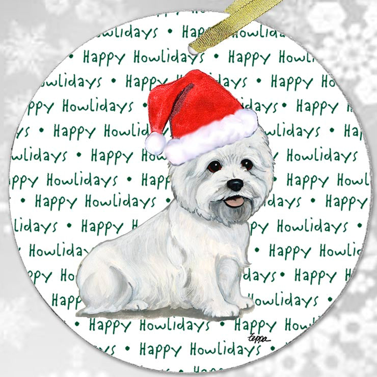 West Highland White Terrier Christmas Ornaments