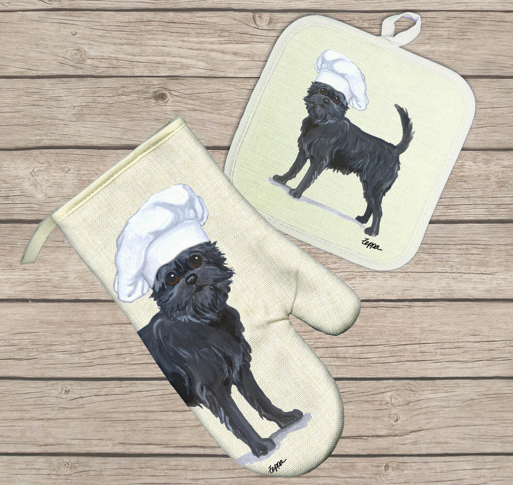 Brittany Oven Mitt and Pot Holder Set – Zeppa Studios