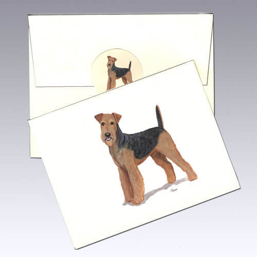 Airedale Note Cards