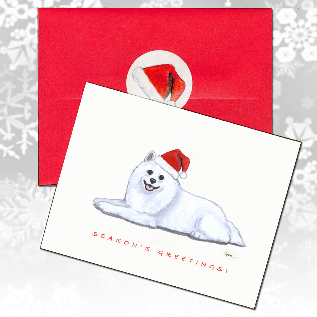 American Eskimo Dog Christmas Cards