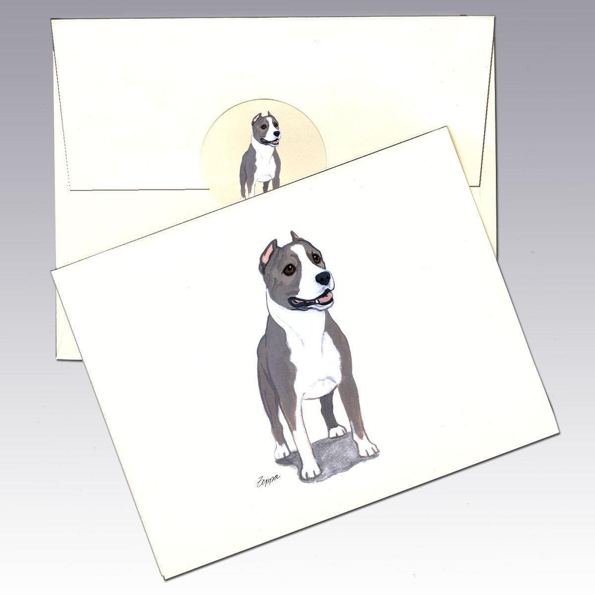 American Pit Bull Terrier Note Cards