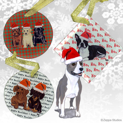 American Staffordshire Terrier Christmas Ornament