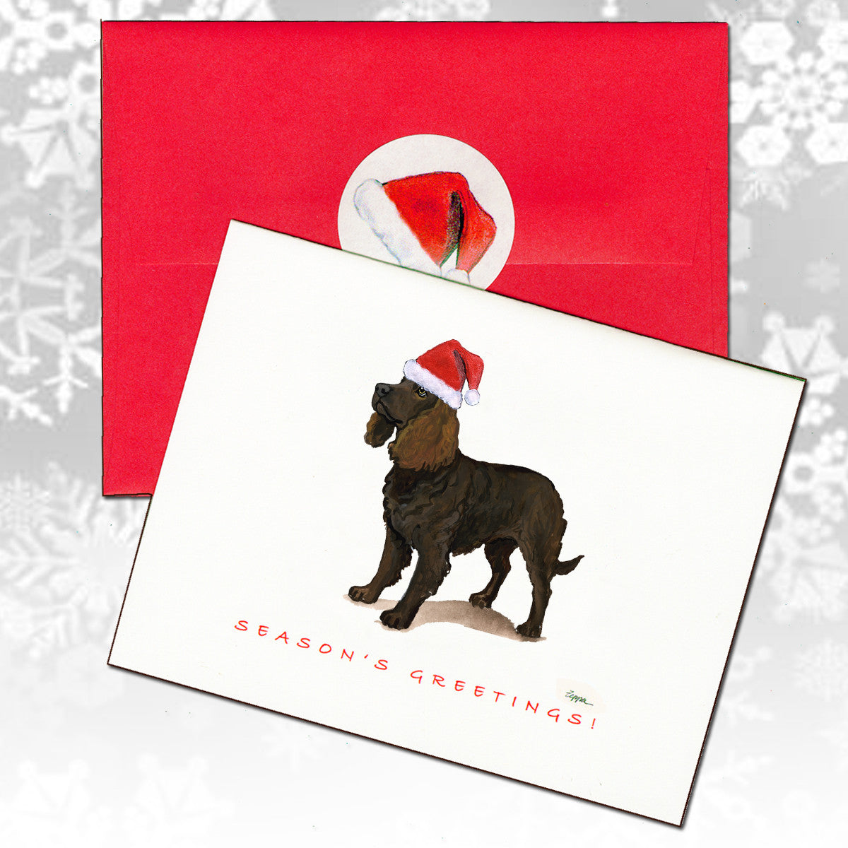 American Water Spaniel Christmas Cards