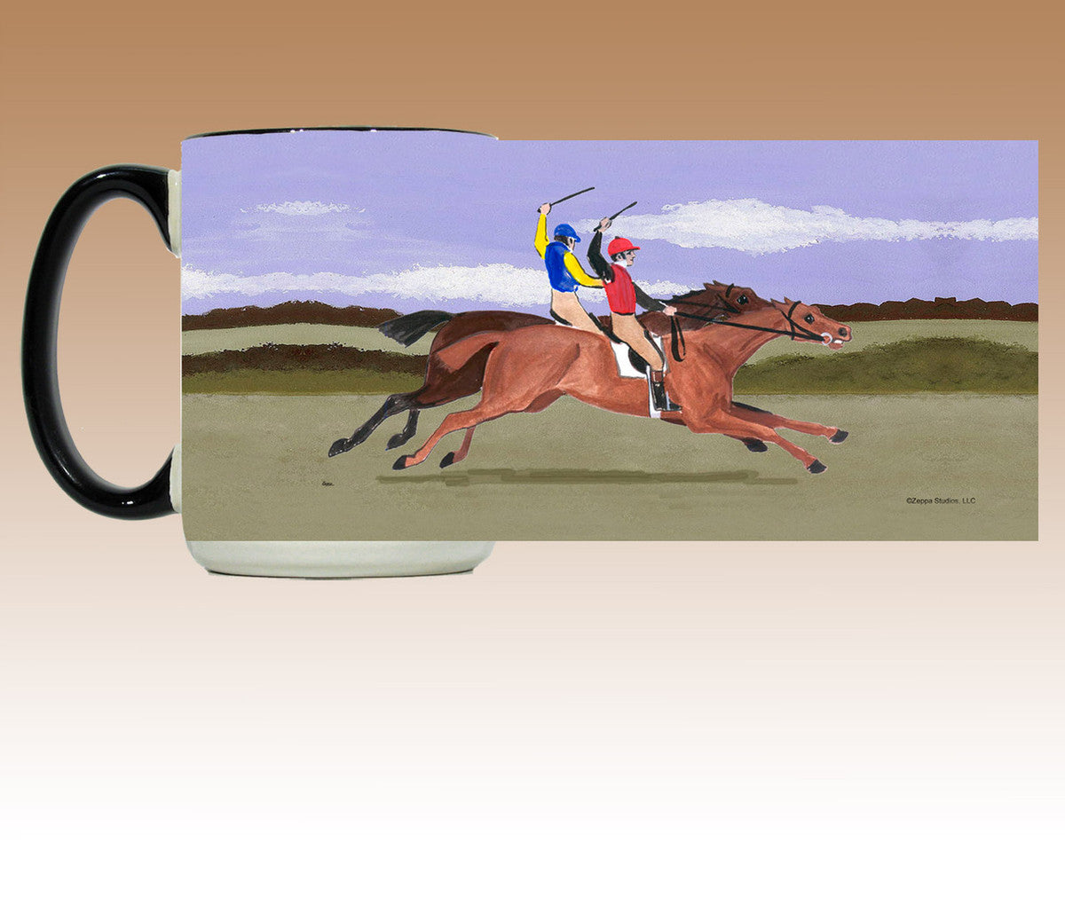 Antique Racers Scenic Mug