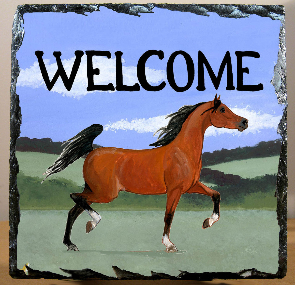 Arabian Horse Slate Signs