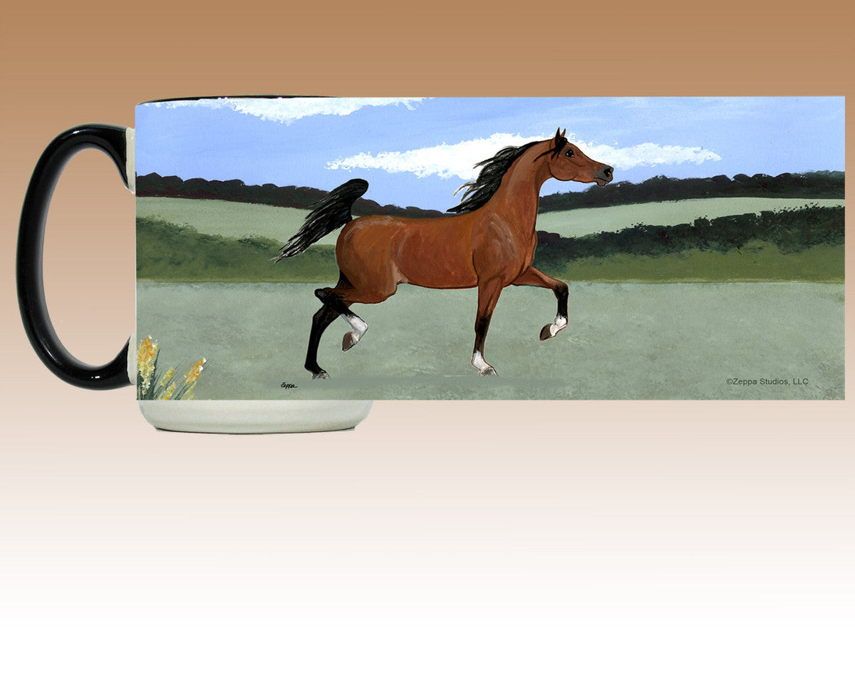 Arabian Horse Scenic Mug