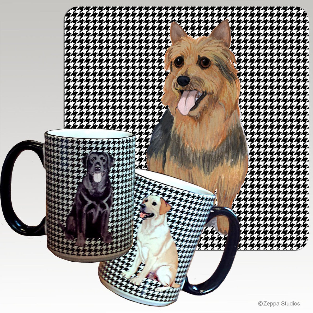 Australian Terrier Houndzstooth Mug