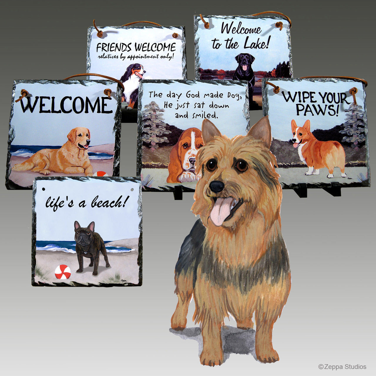Australian Terrier Slate Signs