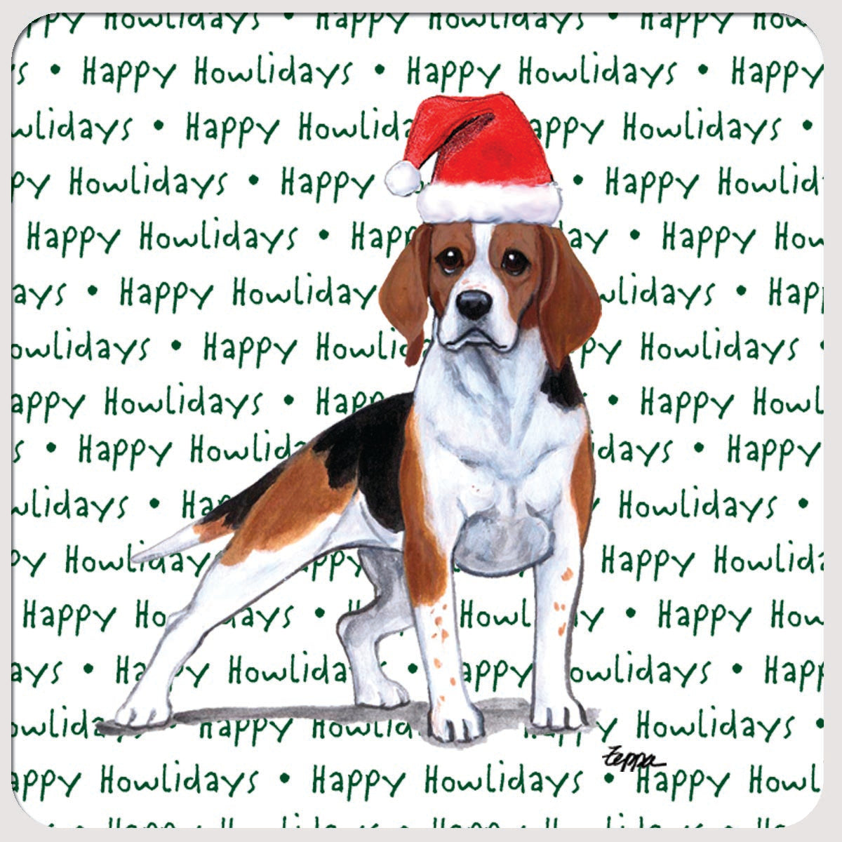 Beagle Christmas Coasters