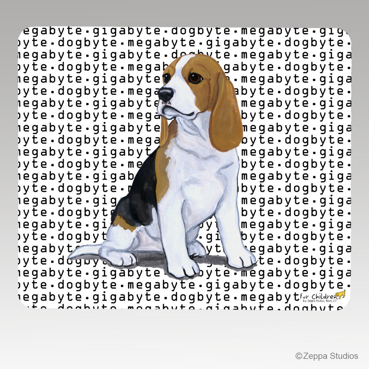 Beagle Pup Megabyte Mouse Pad