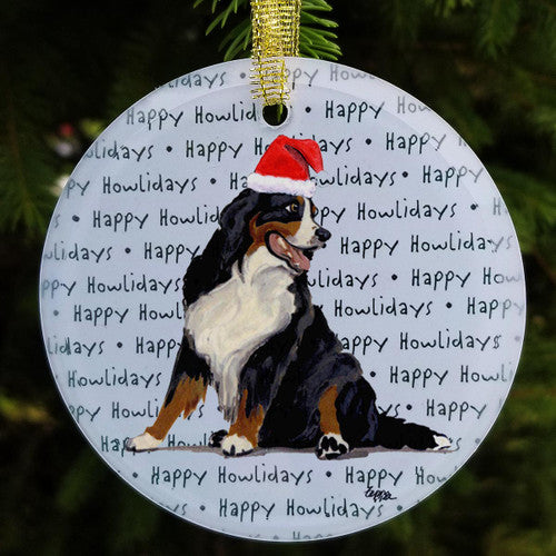 Bernese Mountain Dog Christmas Ornament