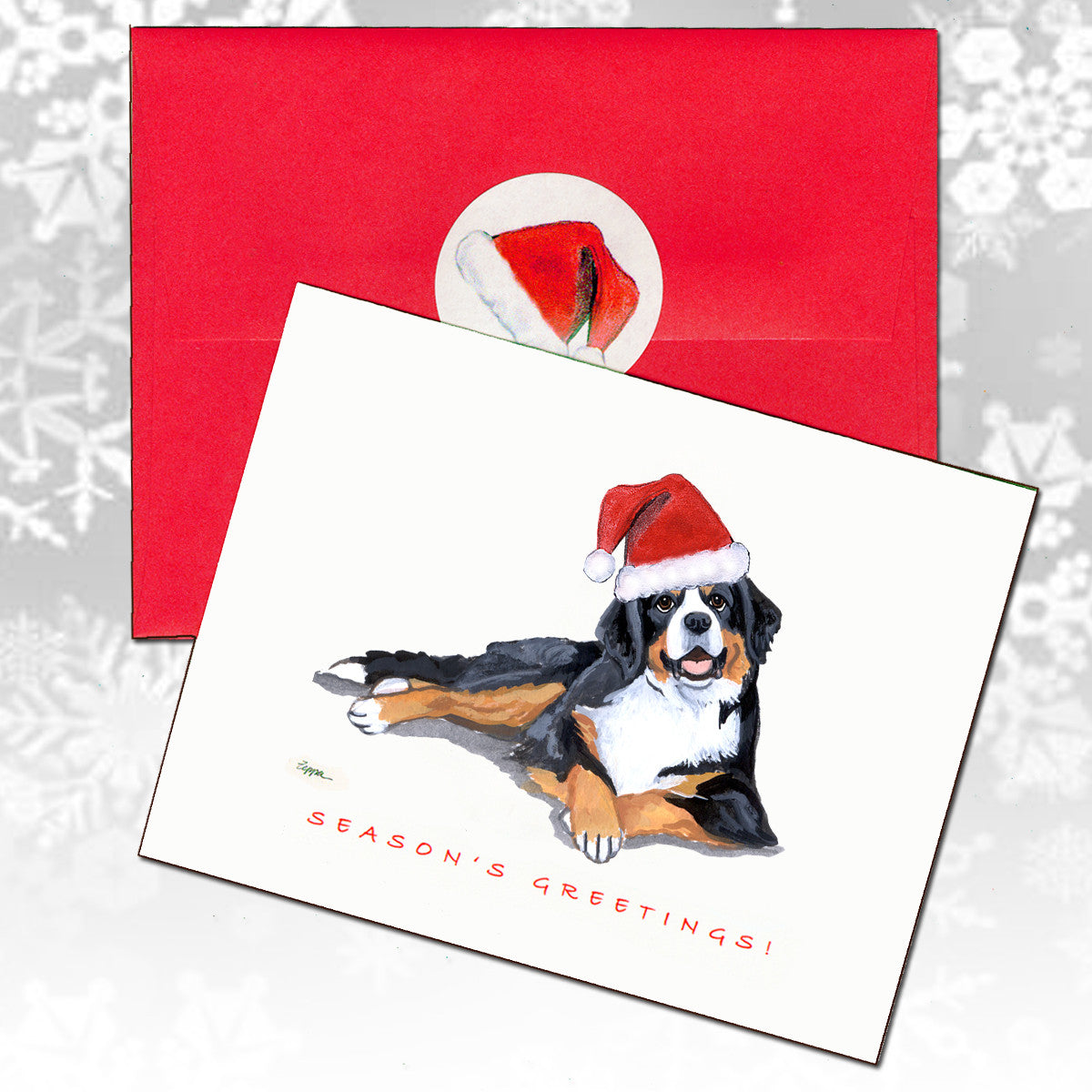 Bernese Mountain Dog Christmas Cards