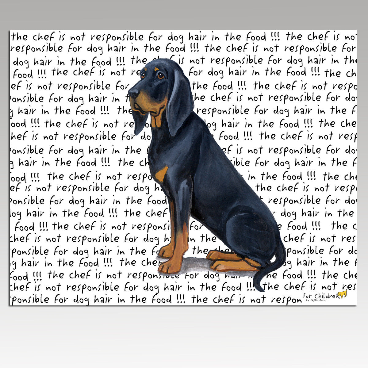 Black and Tan Coonhound Cutting Board