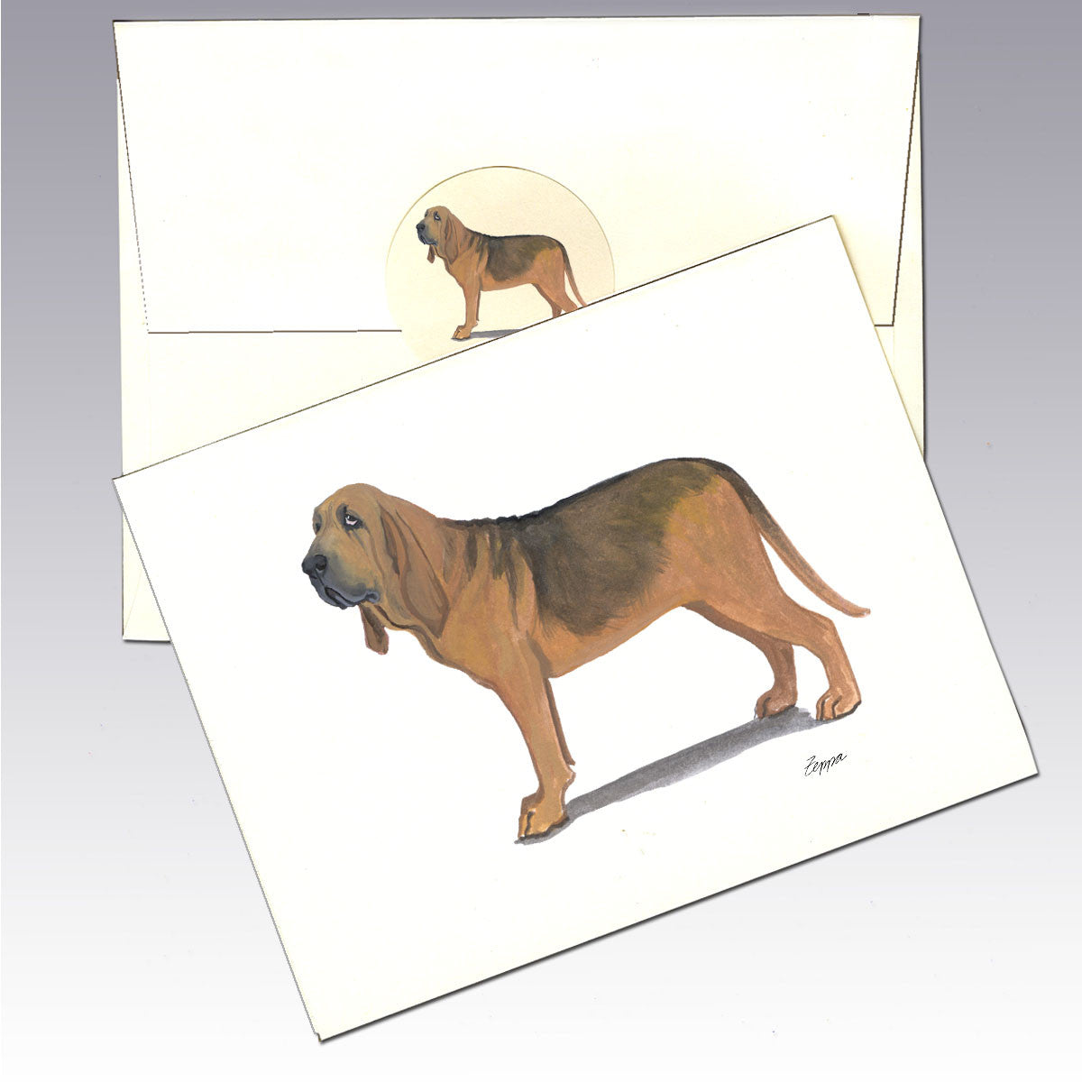 Bloodhound Note Cards