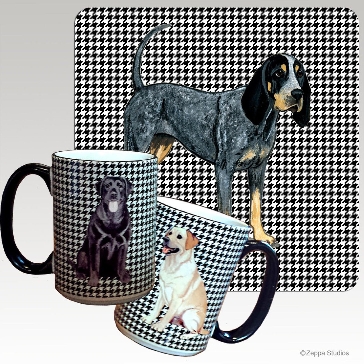 Bluetick Coonhound Houndzstooth Mug