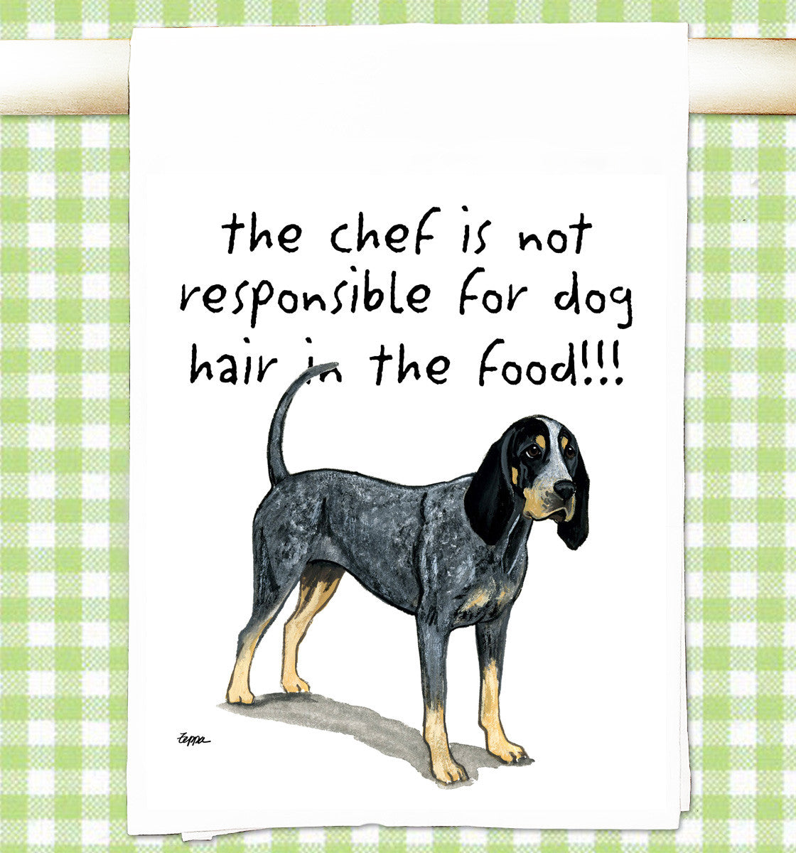 Black and Tan Coonhound Dish Towel