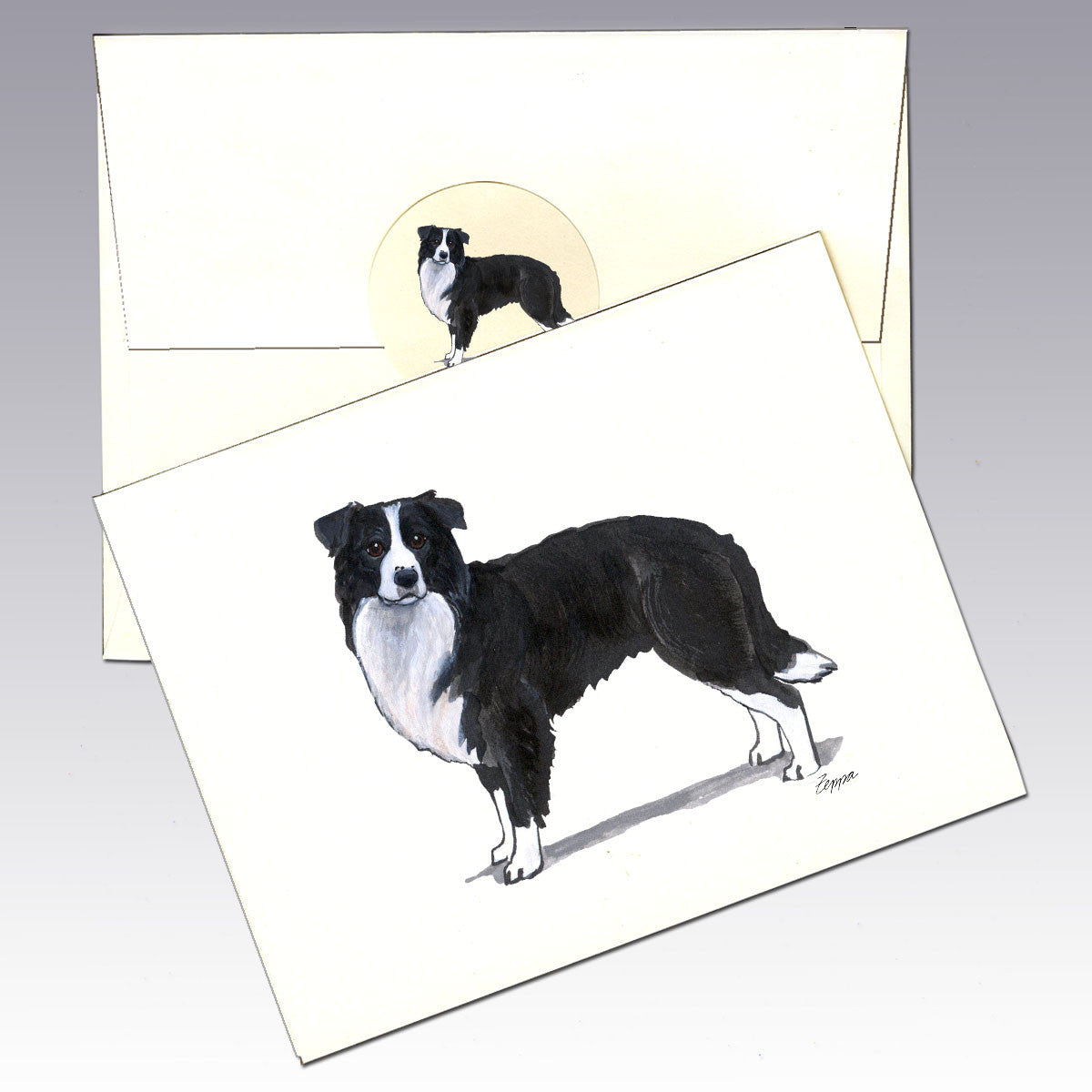 Border Collie Note Cards