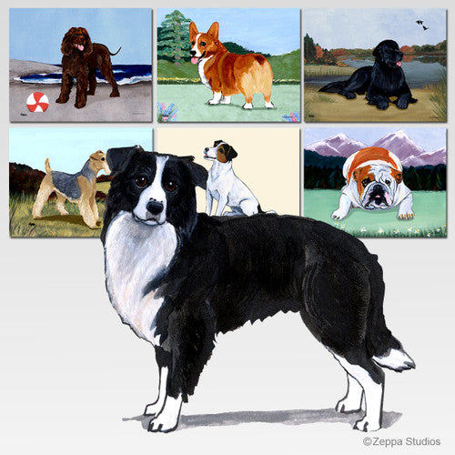 Border Collie Scenic Mouse Pad