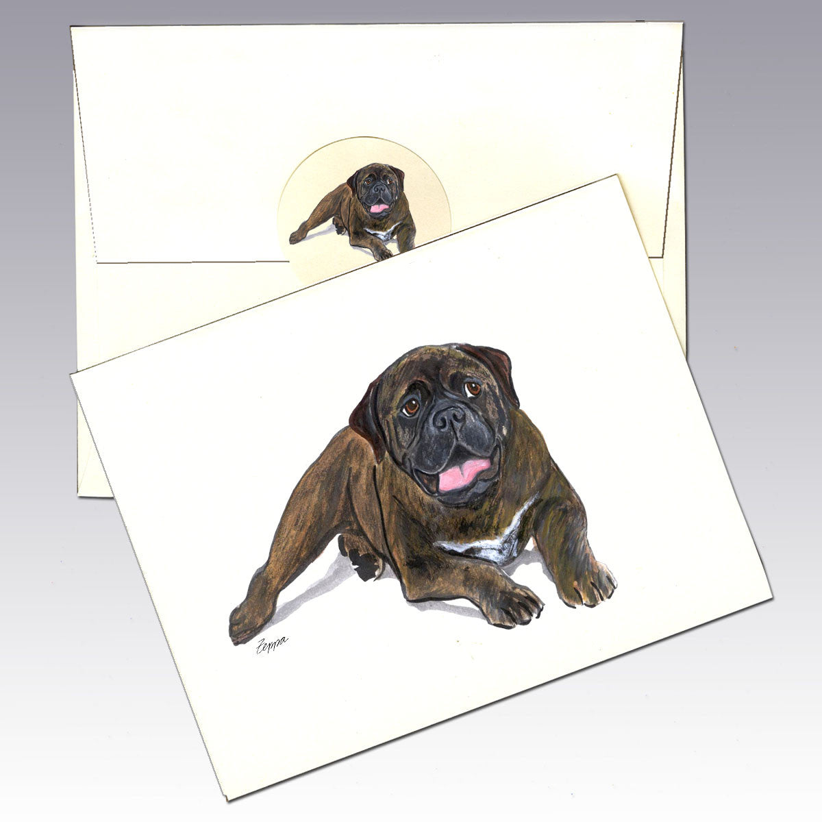 Bull Mastiff Note Cards