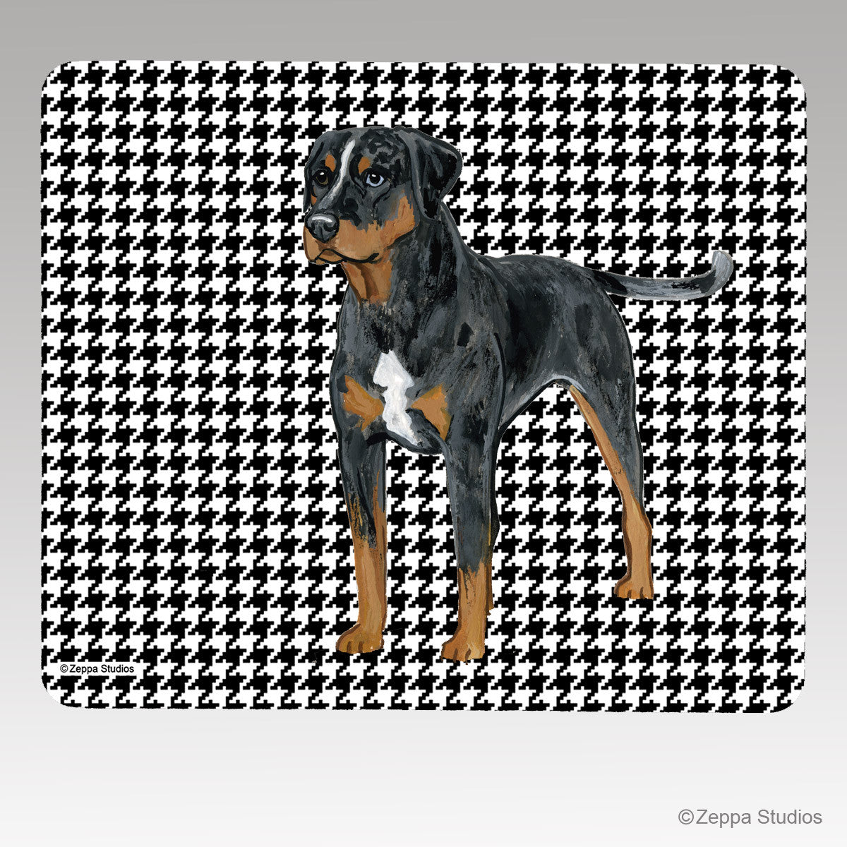 Catahoula Leopard Dog Houndstooth Mouse Pad