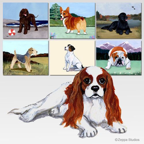 Cavalier King Charles Spaniel Scenic Mouse Pad