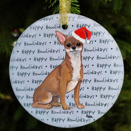 Chihuahua Christmas Ornament