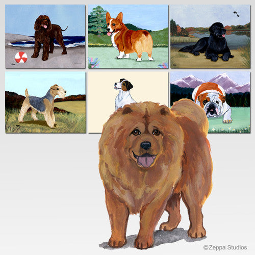 Chow Chow Scenic Mouse Pad