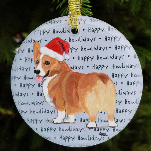 Welsh Corgi Christmas Ornaments