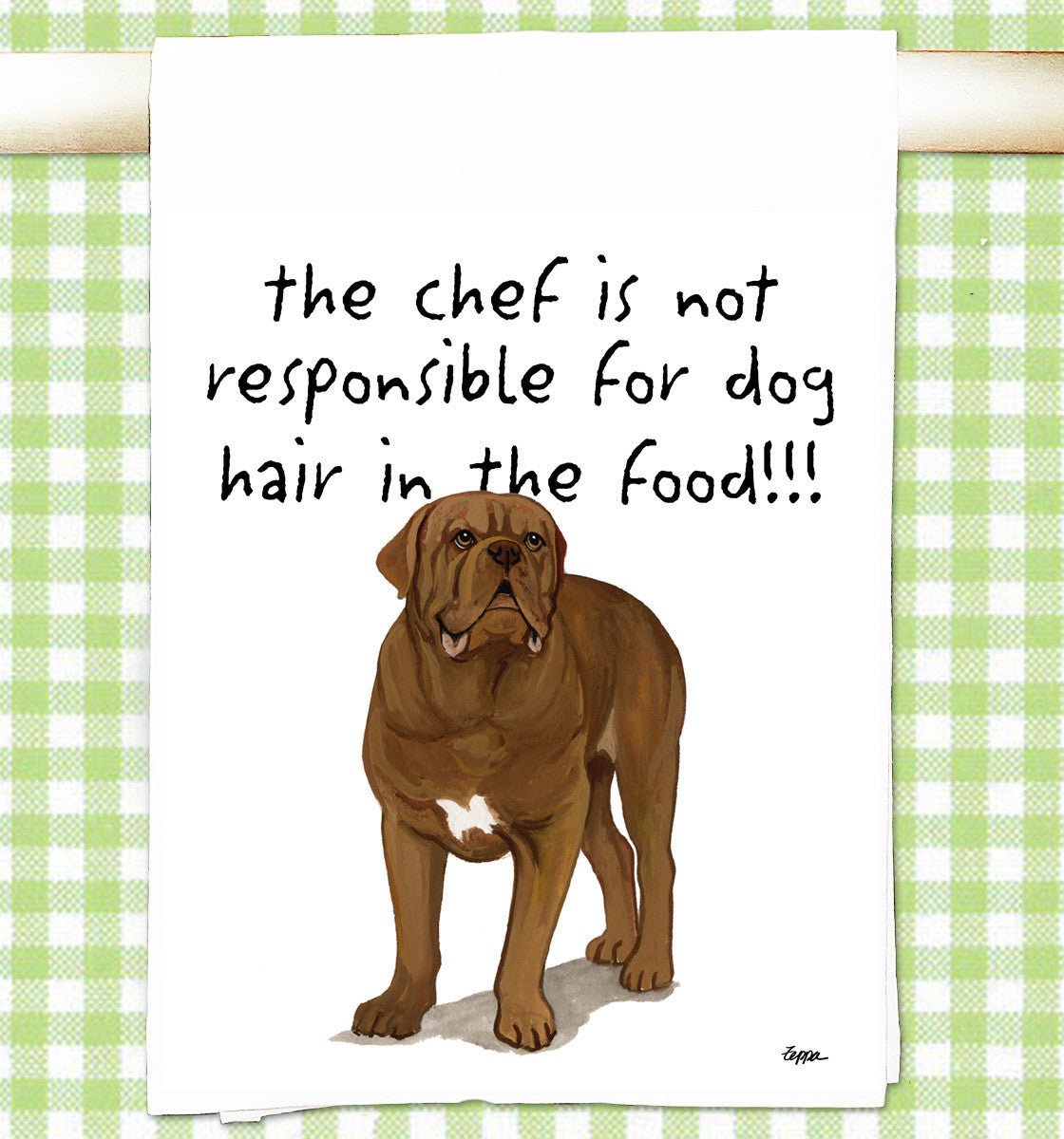 Dogue de Bordeaux Flour Sack Kitchen Towel