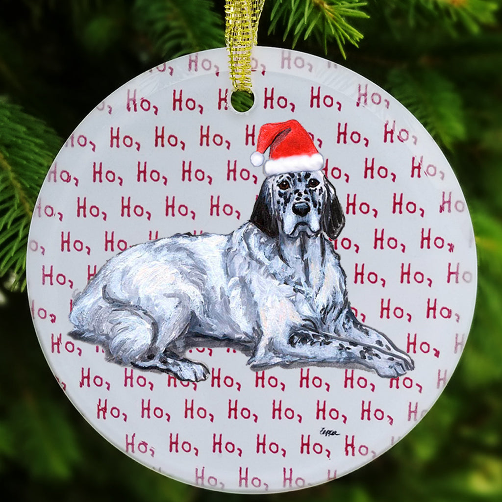 English Setter Christmas Ornament – Zeppa Studios