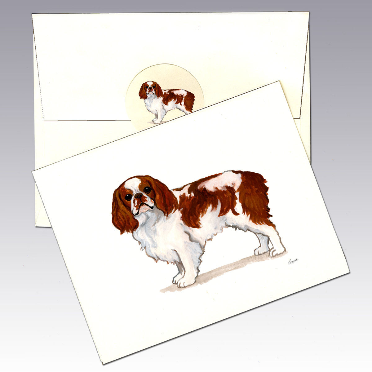 English Toy Spaniel Note Cards