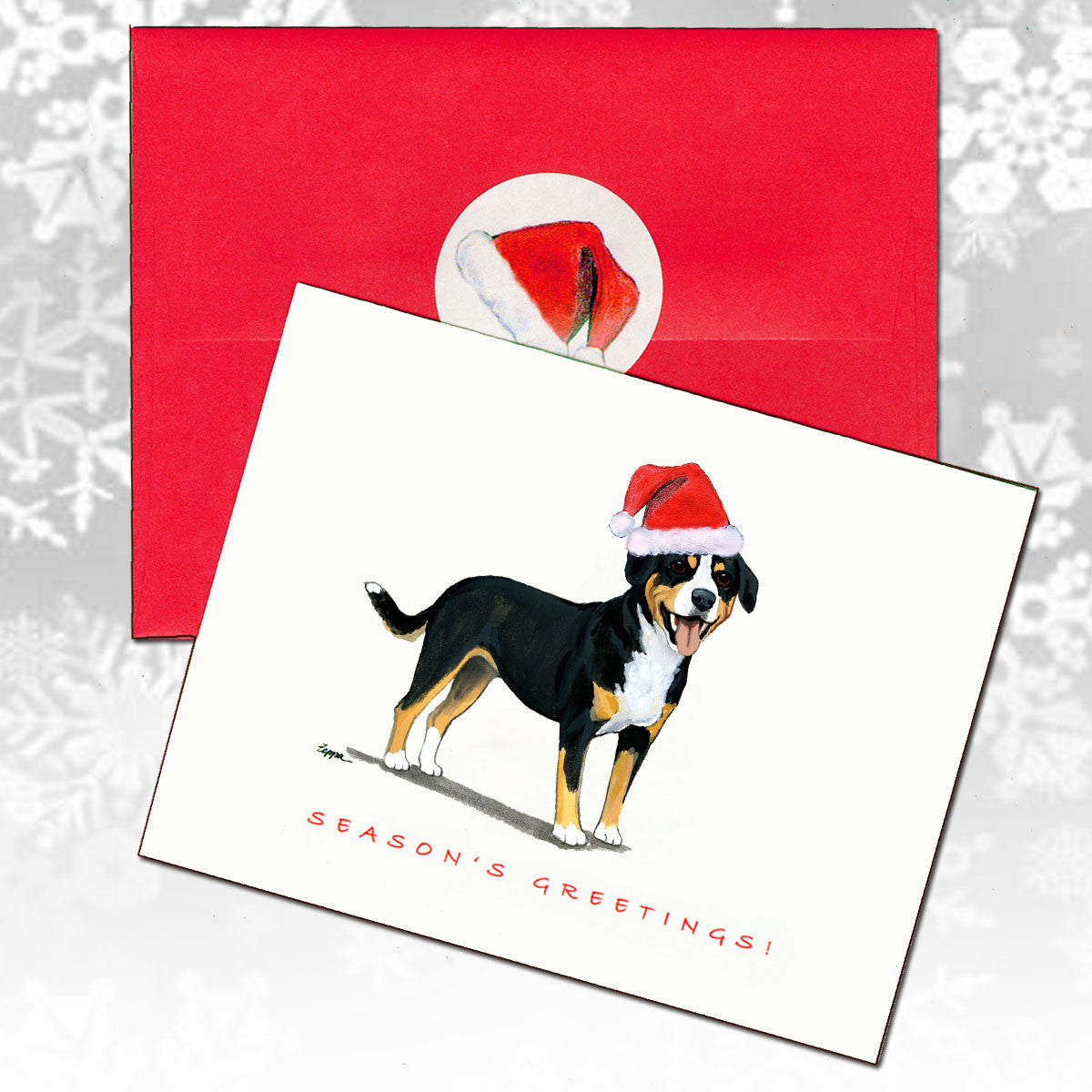 Entelbucher Mountain Dog Christmas Cards