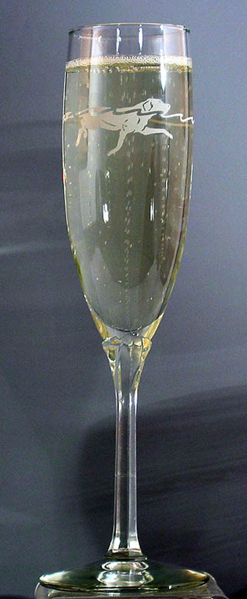 Waterdog Champagne Flute