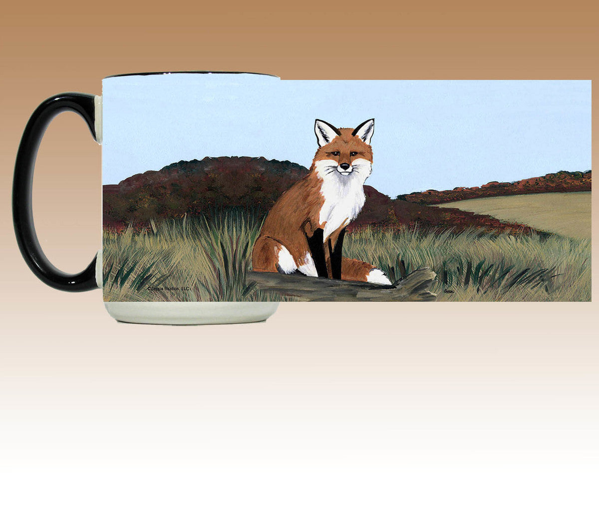 Scenic Fox Mug