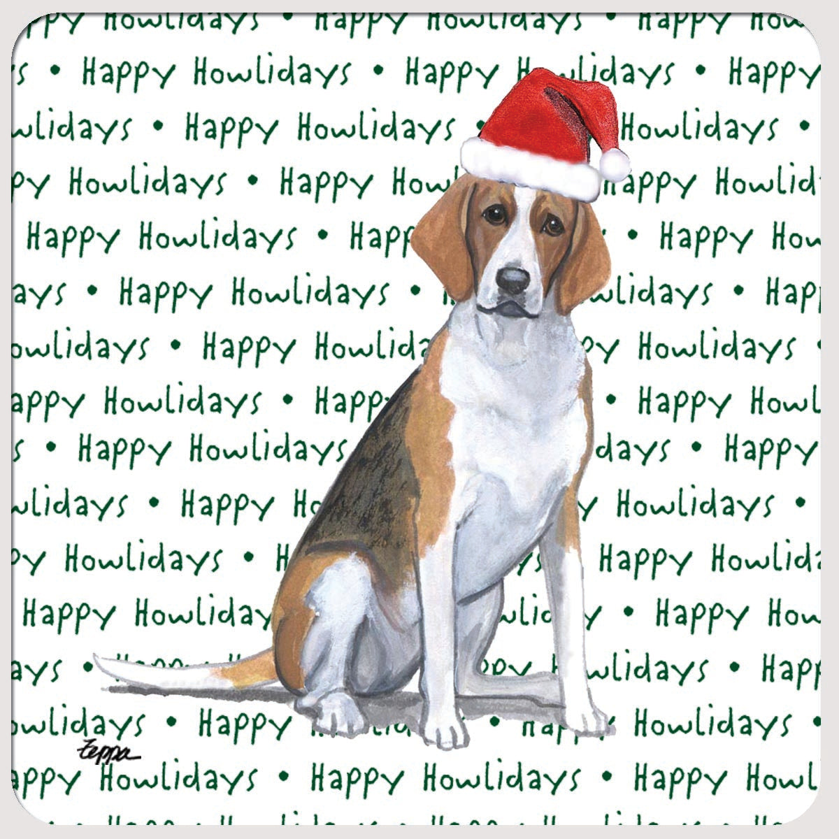 Foxhound Christmas Coasters