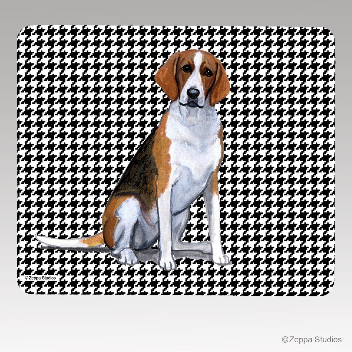 Foxhound Houndstooth Mouse Pad
