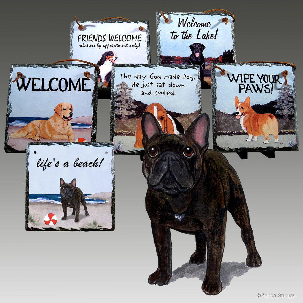 French BulldogSlate Signs