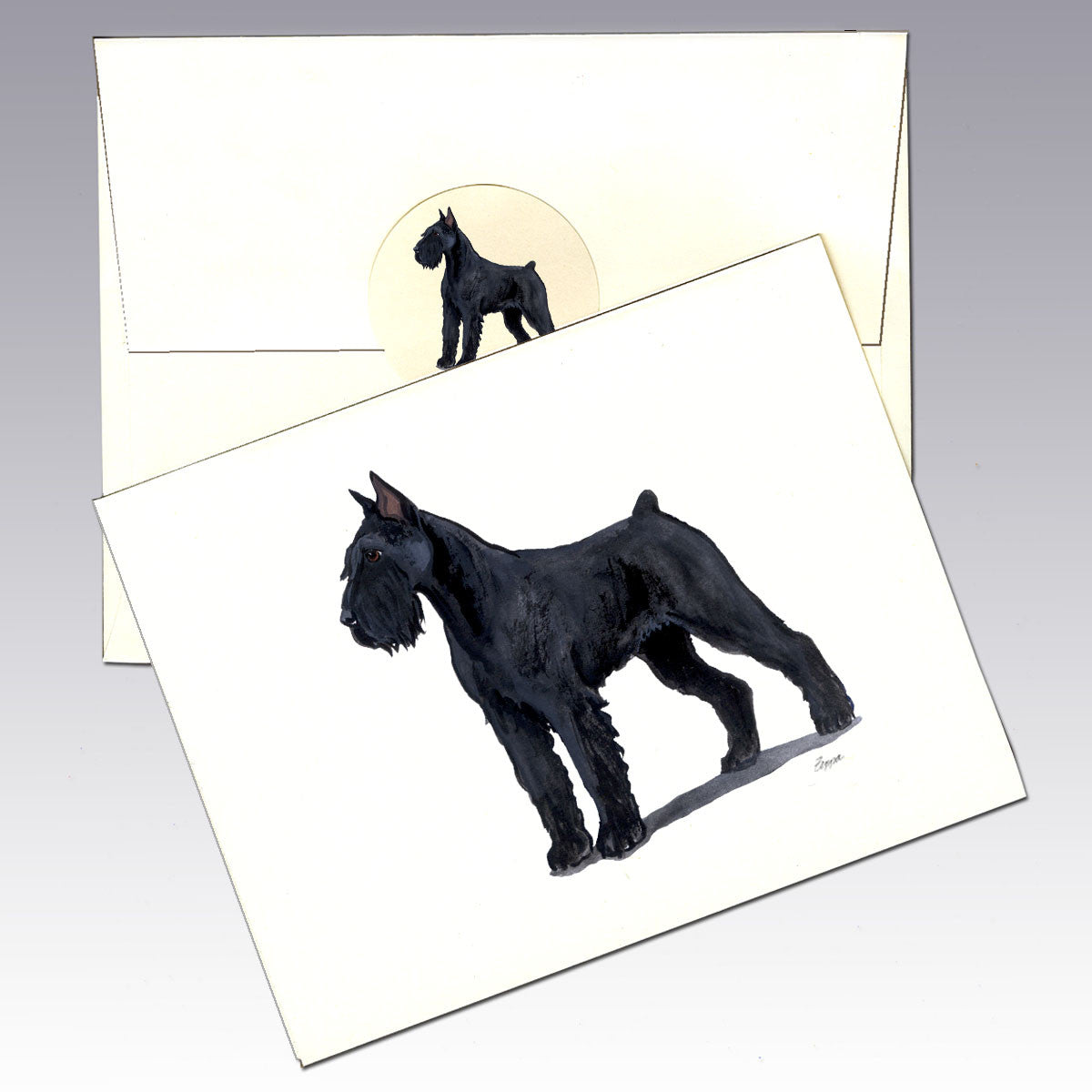 Giant Schnauzer Note Cards
