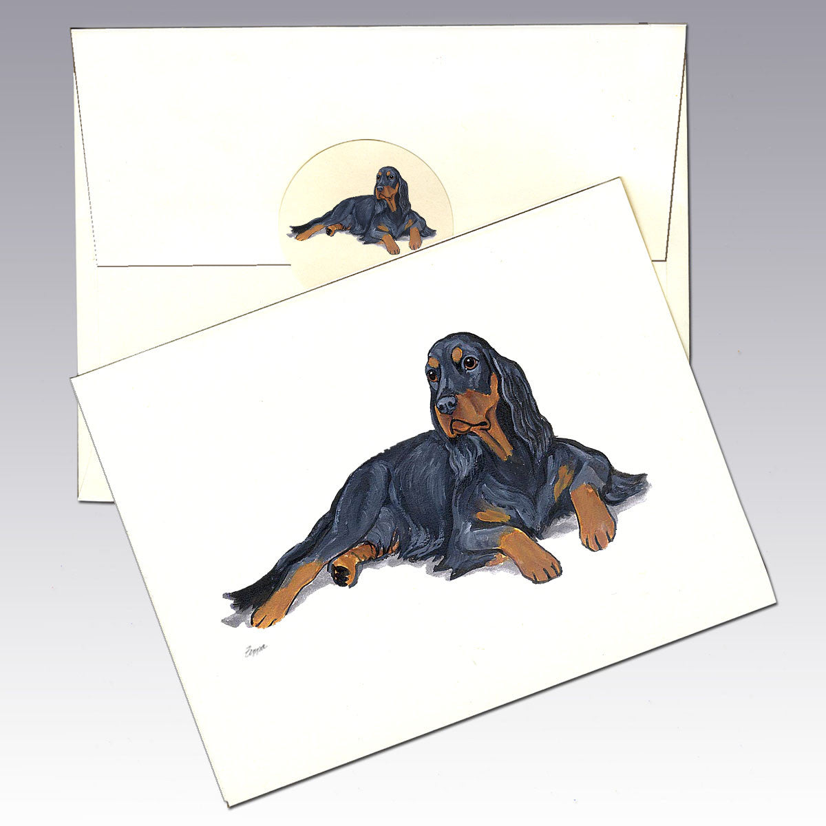 Gordon Setter Note Cards