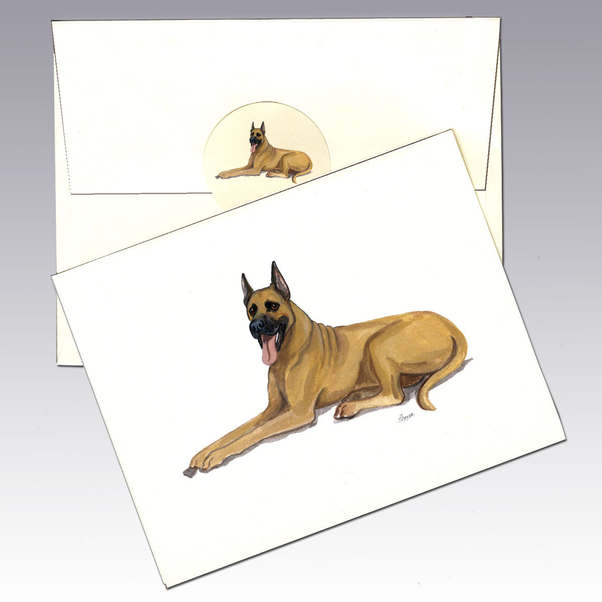 Great Dane Note Cards