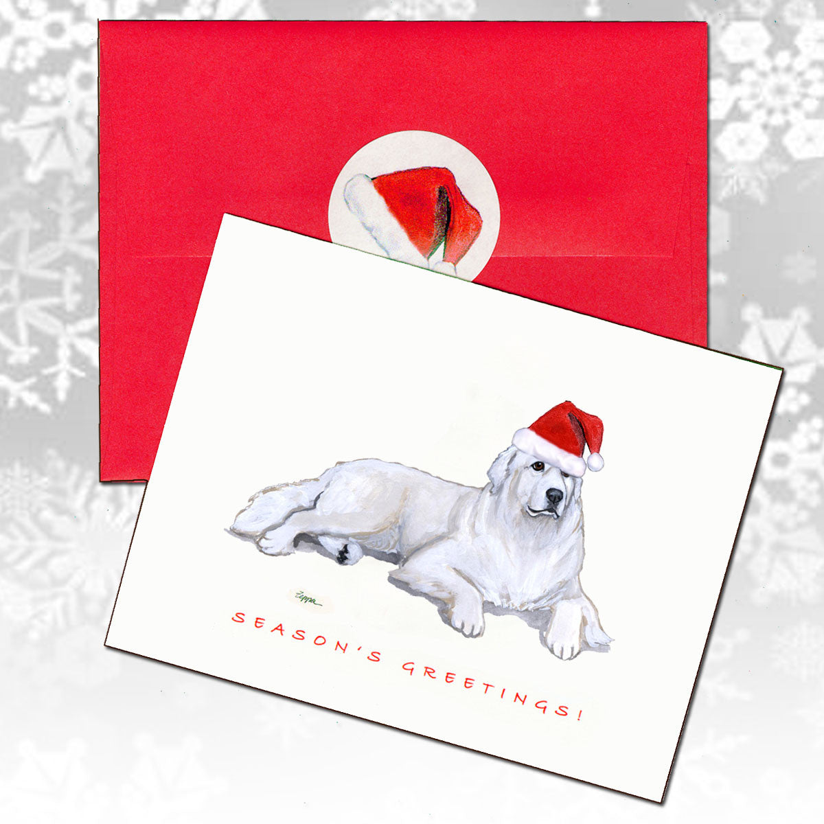 Great Pyrenees Christmas Cards