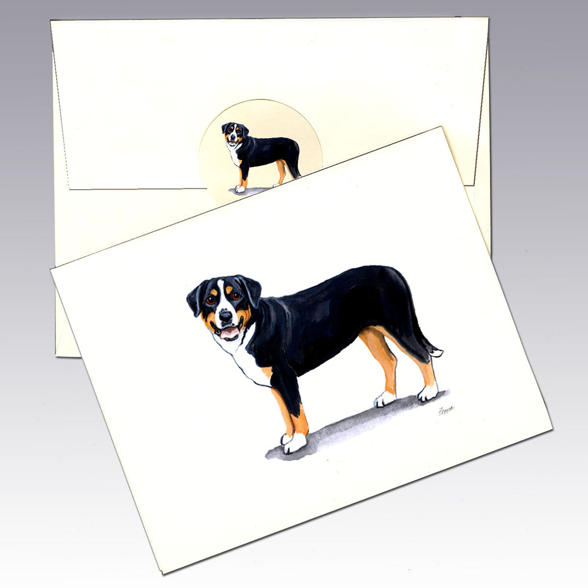 Greater Swiss Mountain Dog Note Cards