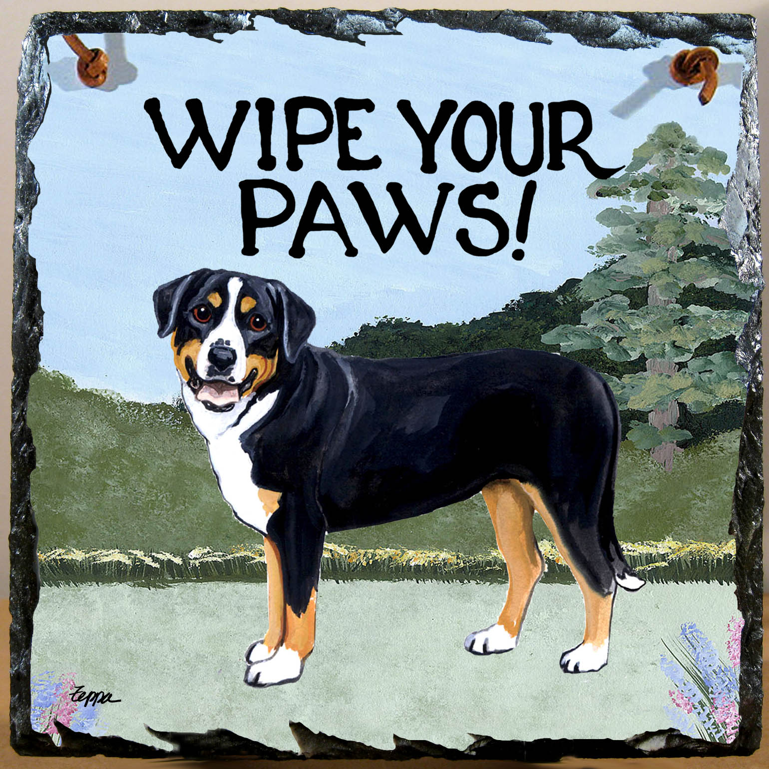 Greater Swiss Mountain Dog Slate Signs